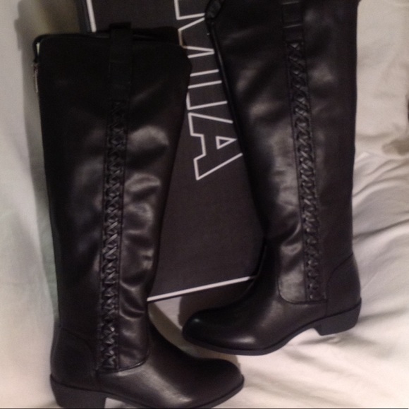 Brand New Nordstroms MIA Knee High Lace Up Riding Boots - Picture 4 of 4